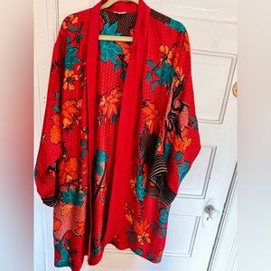 SEASON SALE! The kit silky kimono robe with pockets